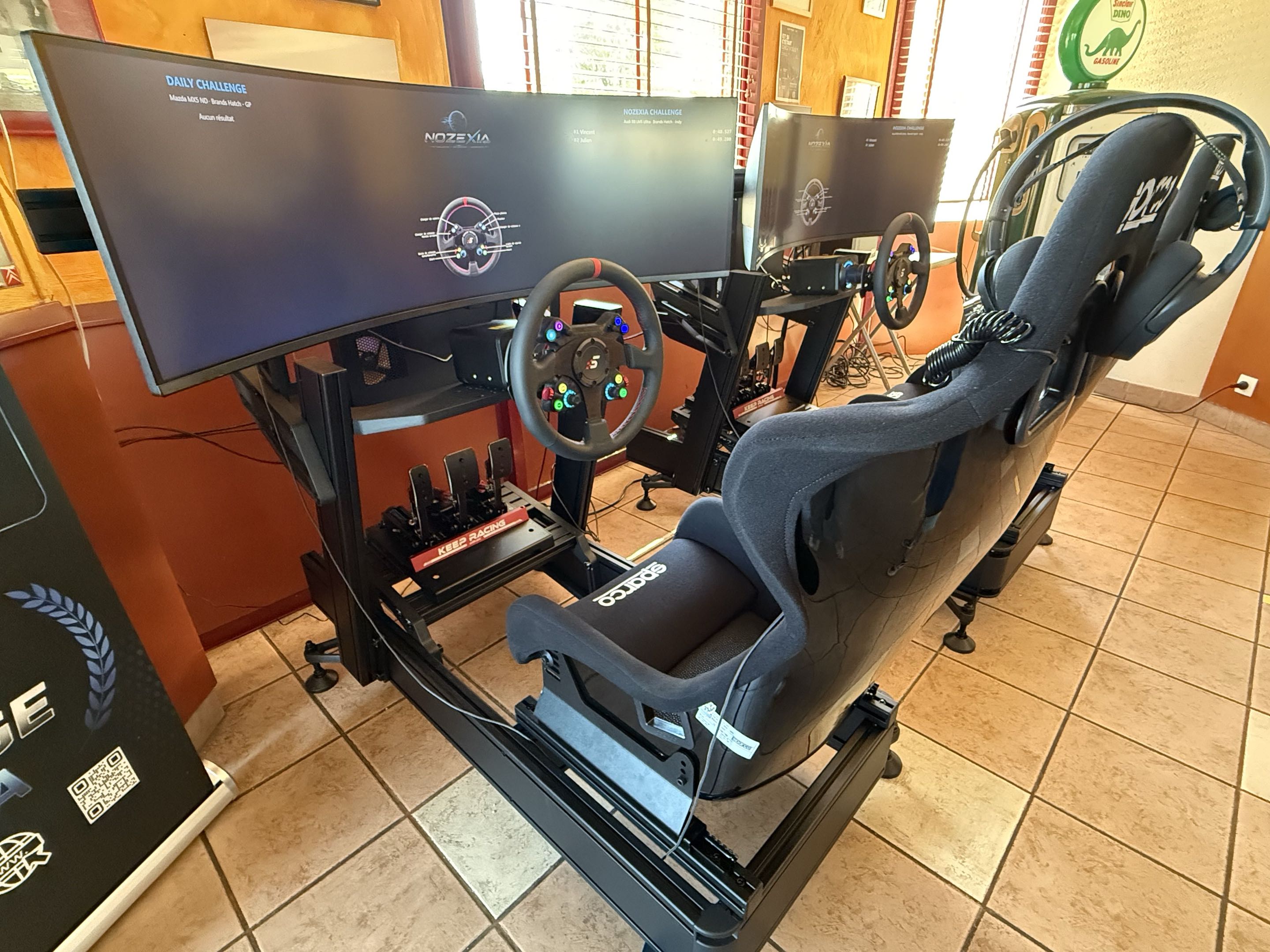Configuration châssis simulateur NOZEXIA